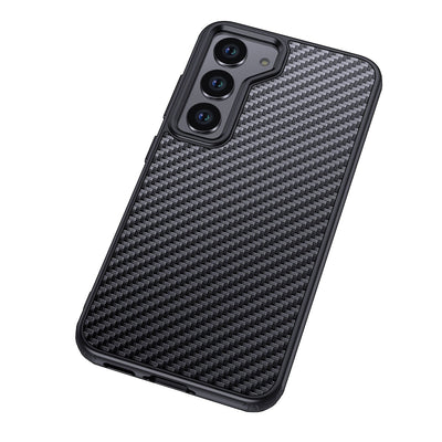 Galaxy S23 Plus Kılıf Aramid Karbon Fiber Magsafe Özellikli Wlons Radison Kapak Siyah