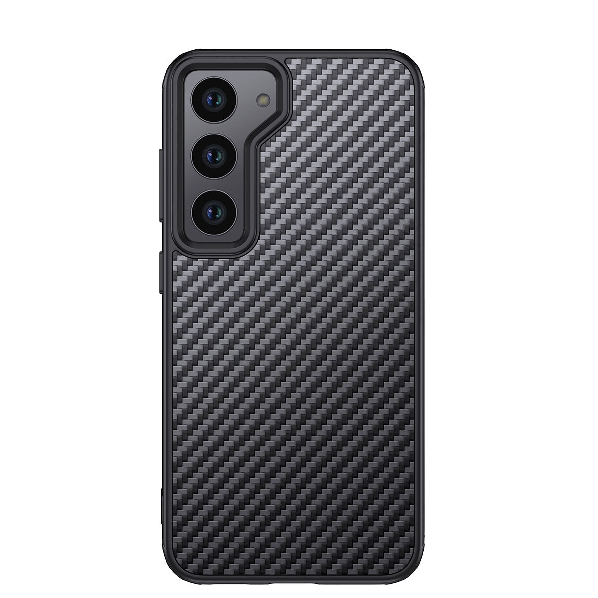 Galaxy S23 Plus Kılıf Aramid Karbon Fiber Magsafe Özellikli Wlons Radison Kapak Siyah
