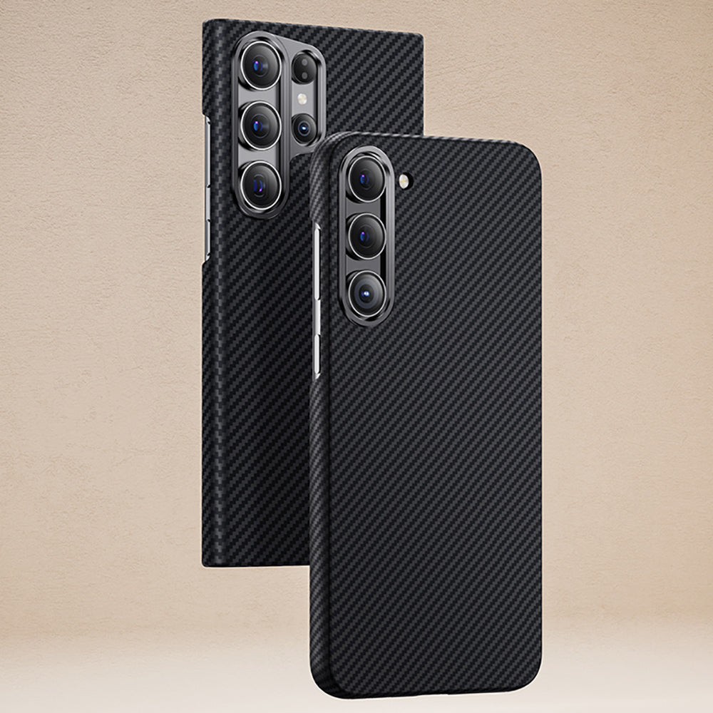 Galaxy S23 Plus Kılıf Benks Magsafe Şarj Özellikli Magnetik ArmorAir 600D Kevlar Fiber Kapak Siyah