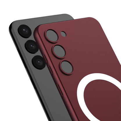 Galaxy S23 Plus Kılıf Wireless Şarj Özellikli Zore Kıpta M-safe Silikon Kılıf