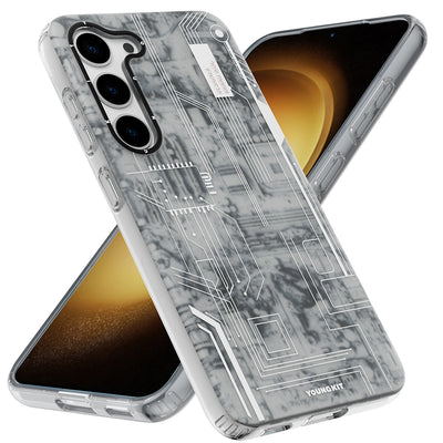 Galaxy S23 Plus Kılıf YoungKit Technology Serisi Kapak Mavi