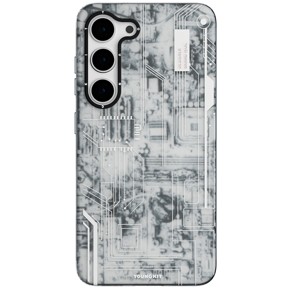 Galaxy S23 Plus Kılıf YoungKit Technology Serisi Kapak Mavi