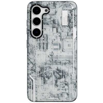 Galaxy S23 Plus Kılıf YoungKit Technology Serisi Kapak Mavi