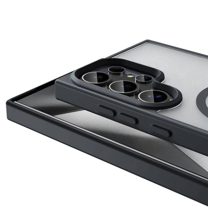 Galaxy S23 Ultra Kılıf M-safe Şarj Özellikli Mat Arka Yüzey Zore Sio Kılıf