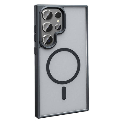 Galaxy S23 Ultra Kılıf M-safe Şarj Özellikli Mat Arka Yüzey Zore Sio Kılıf