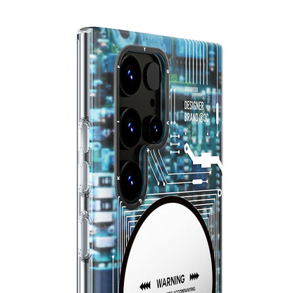 Galaxy S23 Ultra Kılıf M-safe Şarj Özellikli YoungKit Technology Serisi Kılıf