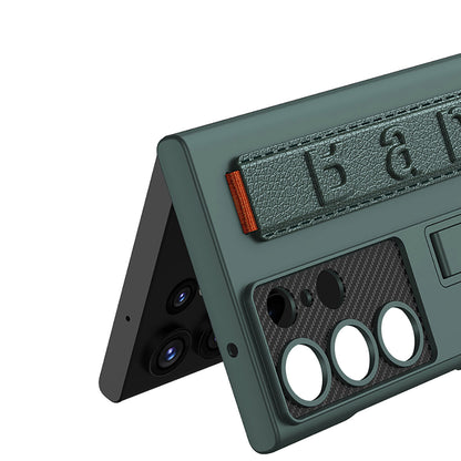 Galaxy S23 Ultra Kılıf Standlı El Tutacaklı Zore Band Kılıf