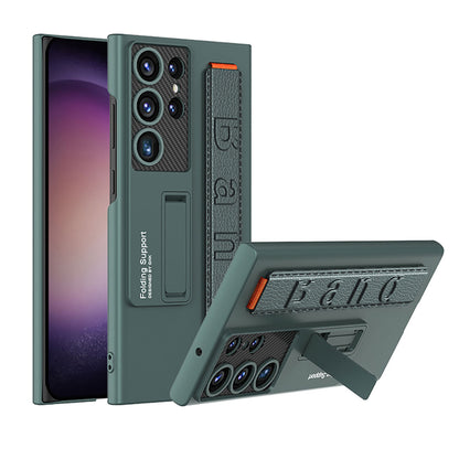 Galaxy S23 Ultra Kılıf Standlı El Tutacaklı Zore Band Kılıf