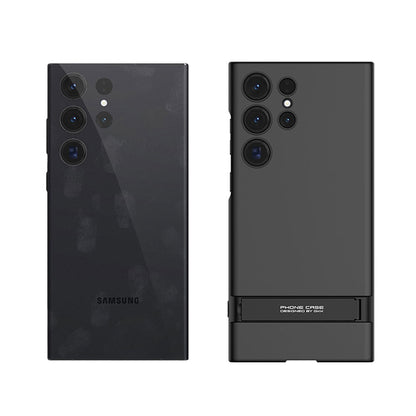 Galaxy S23 Ultra Kılıf Zore Kamera Korumalı Dikey Standlı Ays Kılıf