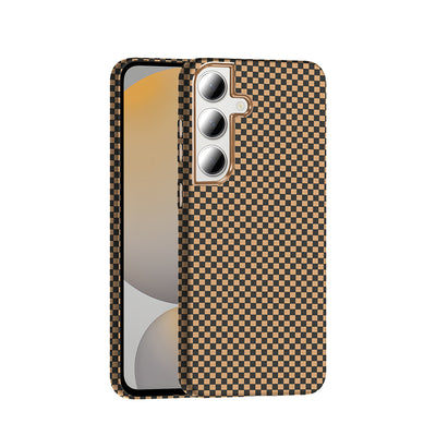 Galaxy S24 FE Kılıf M-safe Şarj Özellikli Karbon Fiber Görünümlü Zore Gros Kapak Siyah