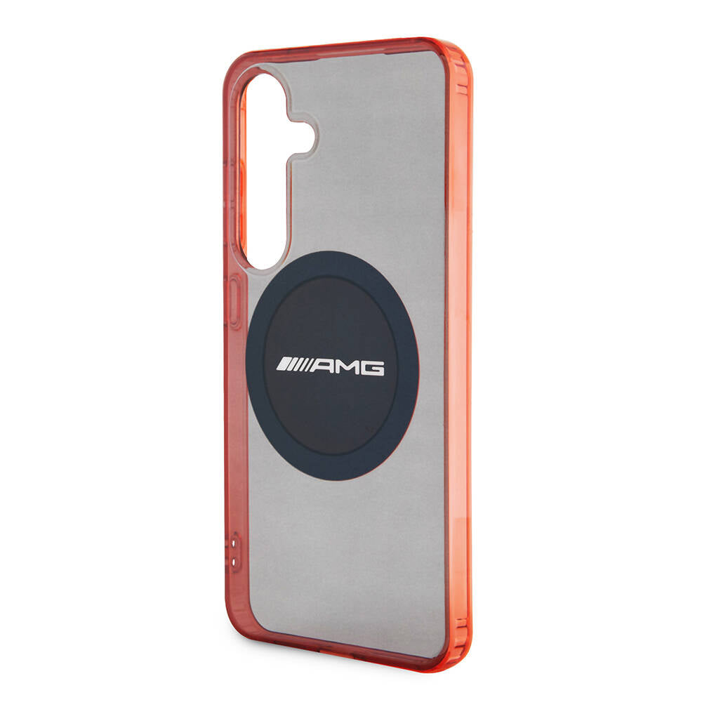 Galaxy S24 Kılıf AMG Orjinal Lisanslı M-safe Şarj Özellikli Transparan Timeless Kılıf