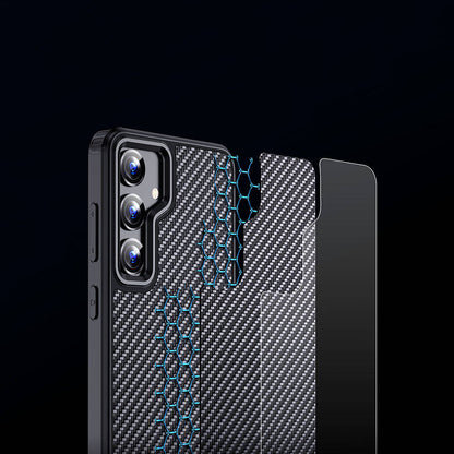 Galaxy S24 Kılıf Aramid Karbon Fiber M-safe Özellikli Wlons Radison Kılıf