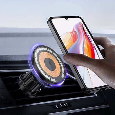 Galaxy S24 Kılıf Aramid Karbon Fiber Magsafe Özellikli Wlons Radison Kapak Siyah
