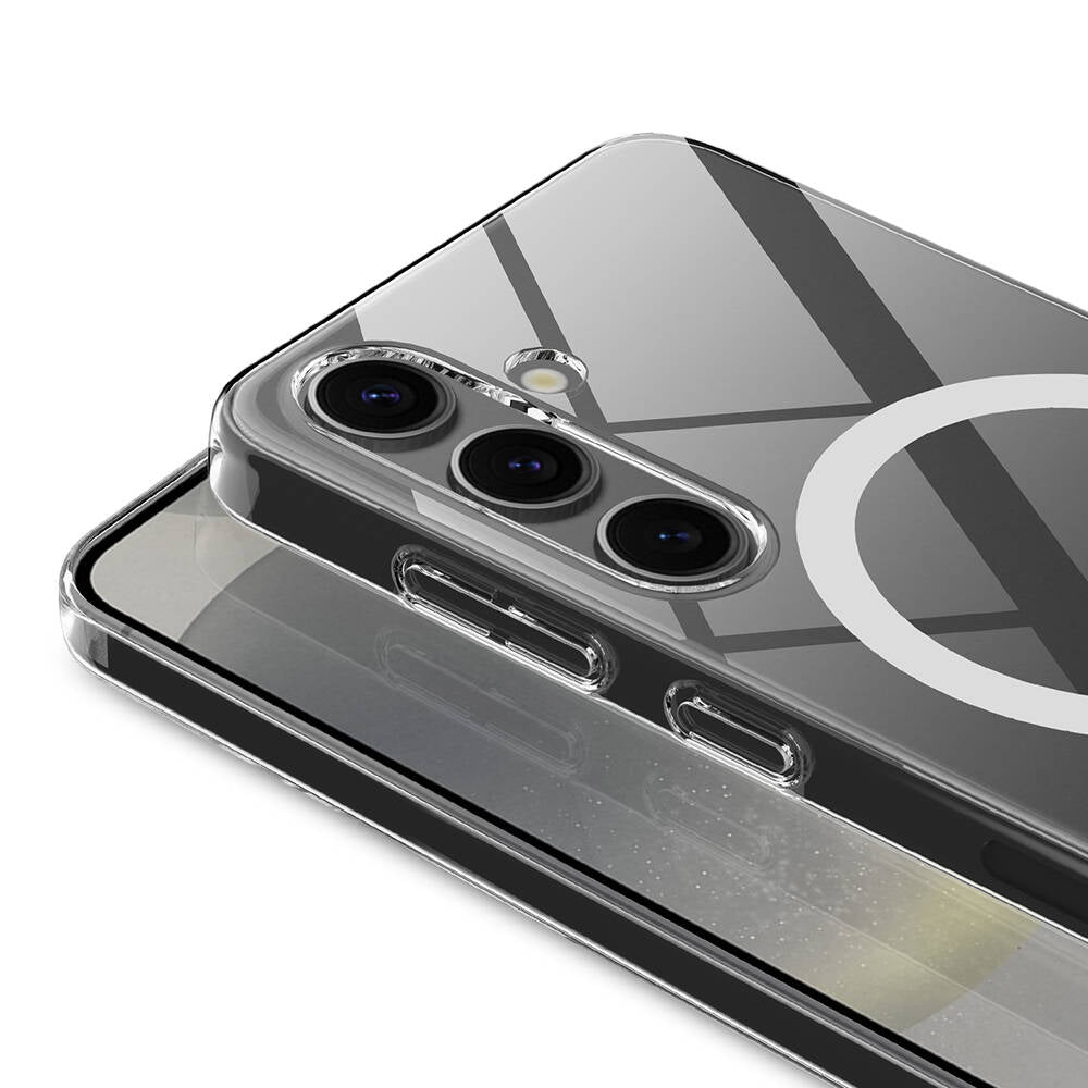 Galaxy S24 Kılıf Kamera Korumalı M-safe Sert PC Zore Porto Kapak Renksiz