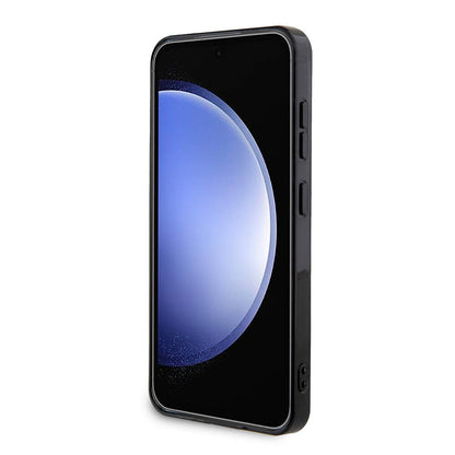 Galaxy S24 Kılıf Lacoste Orjinal Lisanslı M-safe Şarj Özellikli Çift Katmanlı Timsah Logolu Blend Monogram Kılıf