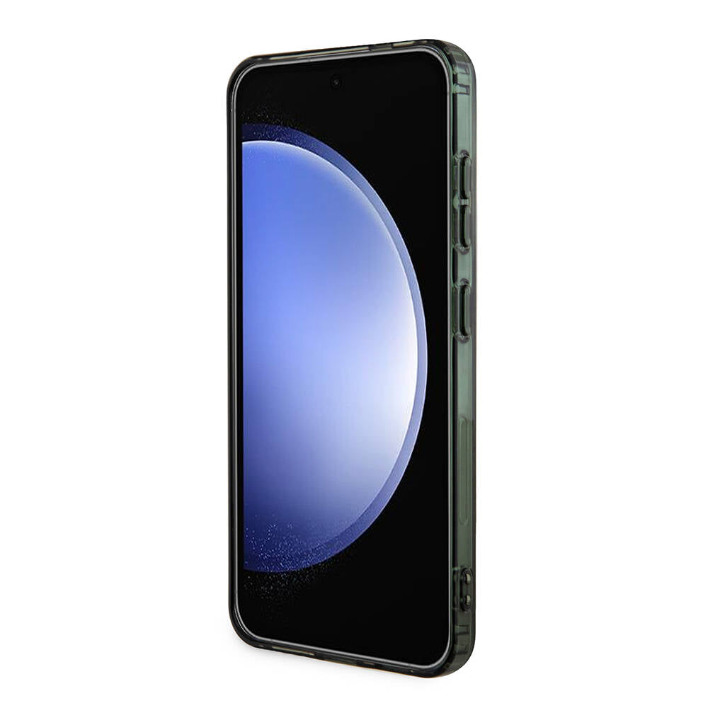 Galaxy S24 Kılıf Lacoste Orjinal Lisanslı M-safe Şarj Özellikli Çift Katmanlı Timsah Logolu Blend Monogram Kılıf