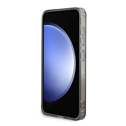 Galaxy S24 Kılıf Lacoste Orjinal Lisanslı M-safe Şarj Özellikli Transparan Timsah Logo Baskılı Kılıf