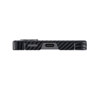 Galaxy S24 Kılıf Magsafe Özellikli Karbon Fiber Benks Essential ArmorAir 600D Kevlar Kapak Siyah