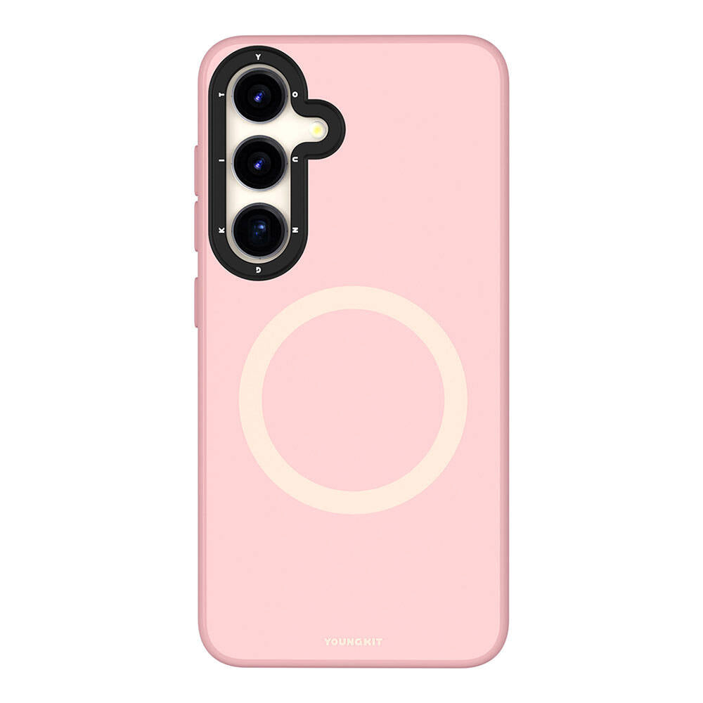 Galaxy S24 Kılıf M-safe Şarj Özellikli Çizilmeye Ve Aşınmaya Dayanıklı Youngkit Velvet Serisi Kılıf