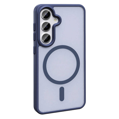 Galaxy S24 Kılıf M-safe Şarj Özellikli Mat Arka Yüzey Zore Sio Kılıf