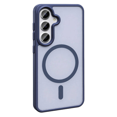 Galaxy S24 Kılıf M-safe Şarj Özellikli Mat Arka Yüzey Zore Sio Kapak Gri