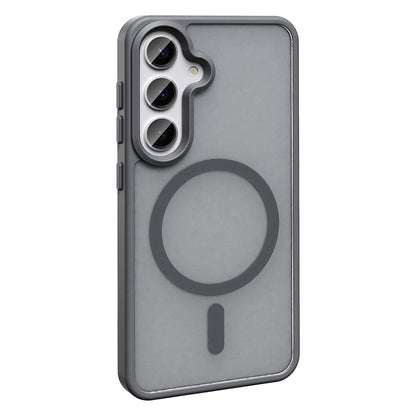 Galaxy S24 Kılıf M-safe Şarj Özellikli Mat Arka Yüzey Zore Sio Kılıf