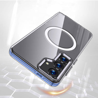 Galaxy S24 Kılıf Magsafe Şarj Özellikli Wlons Efsane Kapak Renksiz