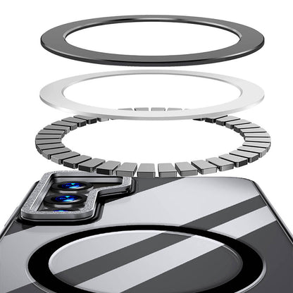 Galaxy S24 Kılıf M-safe Şarj Özellikli Wlons Standlı Efsane Kılıf