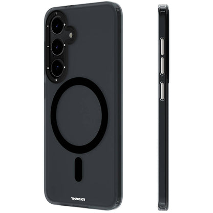 Galaxy S24 Kılıf M-safe Şarj Özellikli Youngkit Hidden Sand Serisi Kılıf