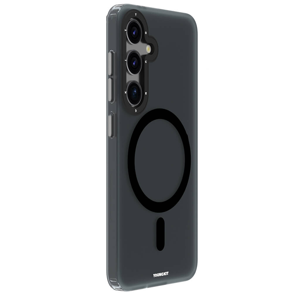 Galaxy S24 Kılıf M-safe Şarj Özellikli Youngkit Hidden Sand Serisi Kılıf