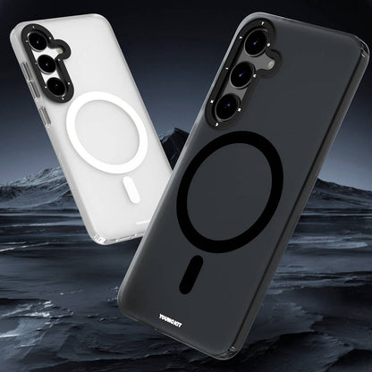 Galaxy S24 Kılıf M-safe Şarj Özellikli Youngkit Hidden Sand Serisi Kılıf