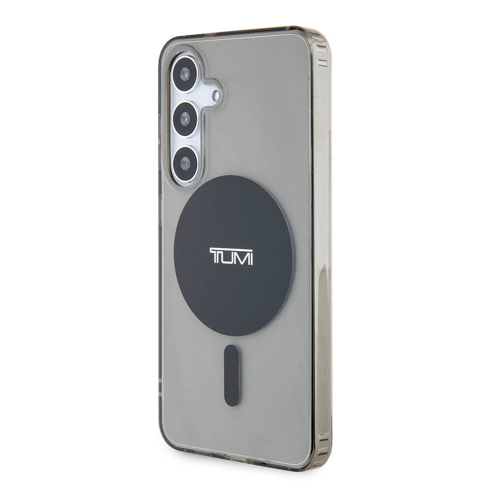Galaxy S24 Kılıf TUMI Orjinal Lisanslı M-safe Şarj Özellikli Airbag Köşeli Transparan Plain Kılıf
