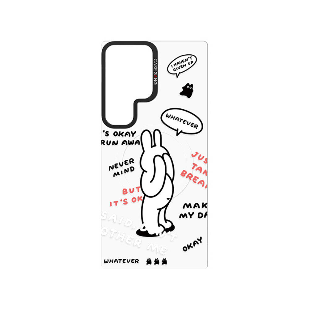 Galaxy S24 Magsafe Şarj Özellikli Casebang Chill Out Serisi Mıknatıslı Arka Panel Siyah