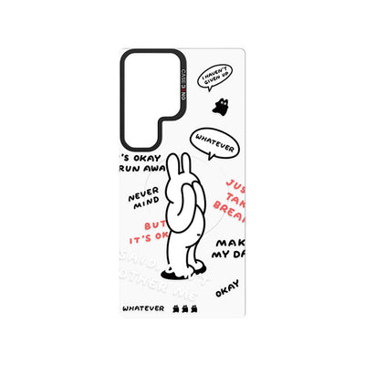 Galaxy S24 Magsafe Şarj Özellikli Casebang Chill Out Serisi Mıknatıslı Arka Panel Siyah