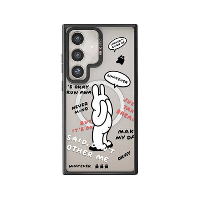 Galaxy S24 Magsafe Şarj Özellikli Casebang Chill Out Serisi Mıknatıslı Arka Panel Siyah