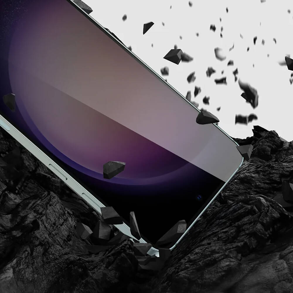 Galaxy S24 Plus Benks Ultra Shield 0.3mm Privacy Ekran Koruyucu + Kolay Uygulama Aparatlı Siyah
