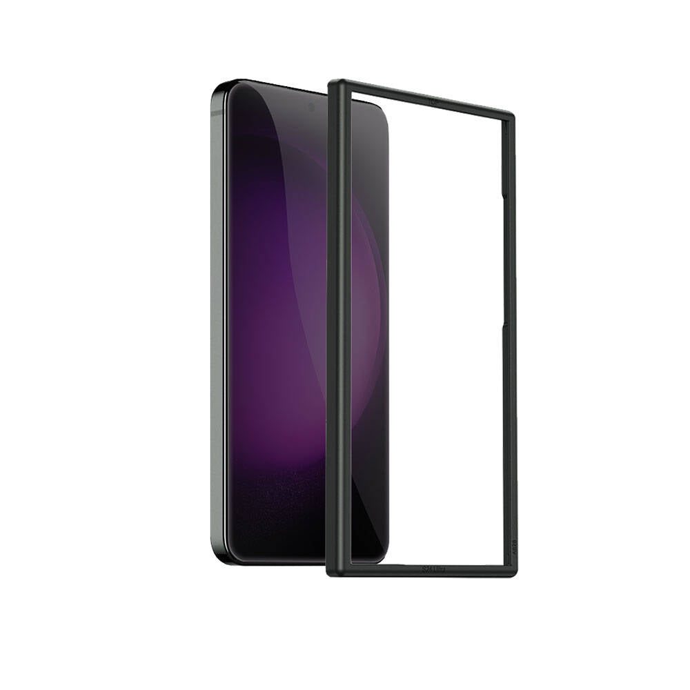 Galaxy S24 Plus Benks Ultra Shield 0.3mm Privacy Ekran Koruyucu + Kolay Uygulama Aparatlı Siyah