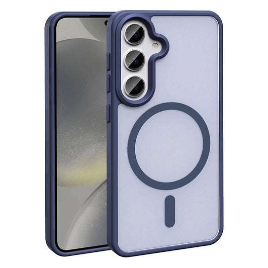 Galaxy S24 Plus Kılıf M-safe Şarj Özellikli Mat Arka Yüzey Zore Sio Kılıf