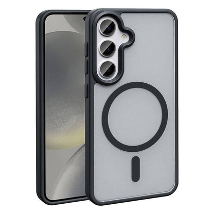 Galaxy S24 Plus Kılıf M-safe Şarj Özellikli Mat Arka Yüzey Zore Sio Kılıf