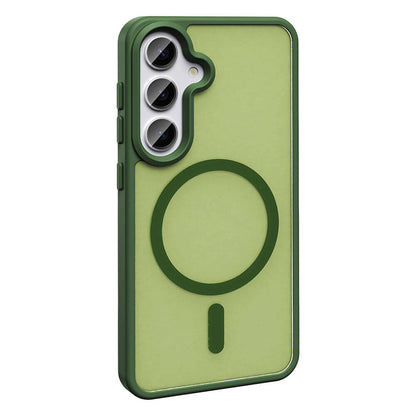 Galaxy S24 Plus Kılıf M-safe Şarj Özellikli Mat Arka Yüzey Zore Sio Kılıf