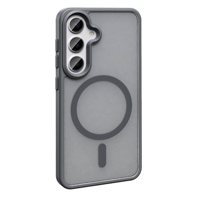 Galaxy S24 Plus Kılıf M-safe Şarj Özellikli Mat Arka Yüzey Zore Sio Kapak Lacivert