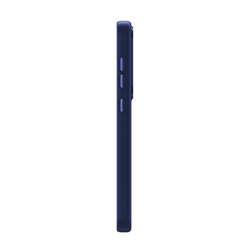 Galaxy S24 Plus Kılıf Magsafe Şarj Özellikli Şeffaf Arka Yüzey Benks MagClap TPU Çerçeve Kapak Gri