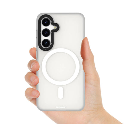 Galaxy S24 Plus Kılıf M-safe Şarj Özellikli Youngkit Hidden Sand Serisi Kılıf