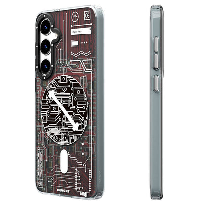 Galaxy S24 Plus Kılıf M-safe Şarj Özellikli YoungKit Technology Serisi Kılıf