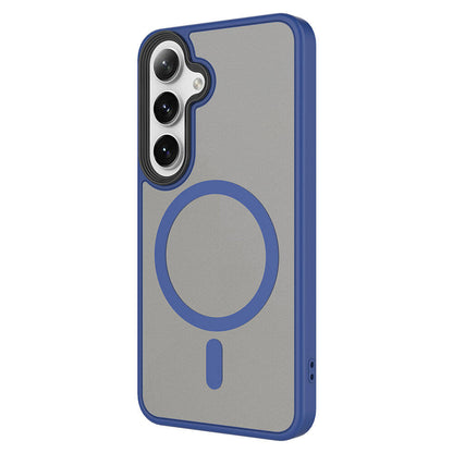 Galaxy S24 Plus Kılıf Sert PC Arka Yüzey Wireless Şarj Özellikli Zore Flet M-safe Kılıf