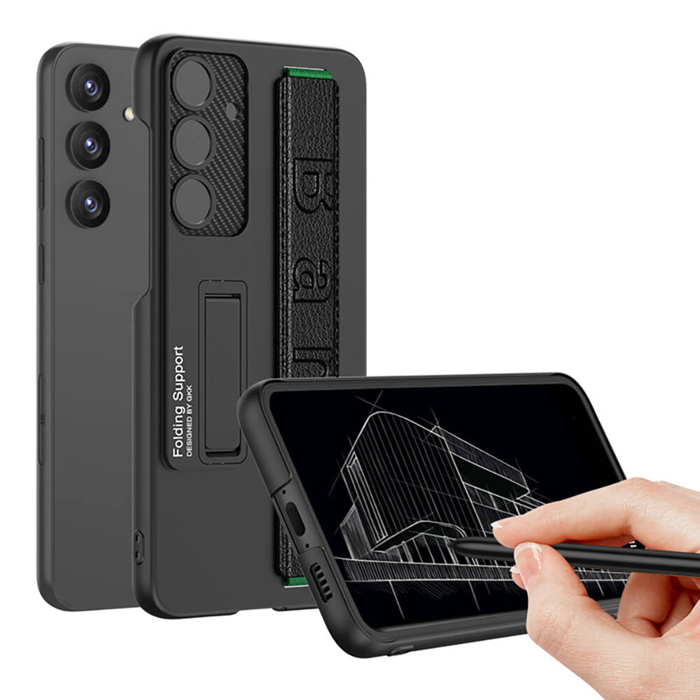 Galaxy S24 Plus Kılıf Standlı El Tutacaklı Zore Band Kılıf