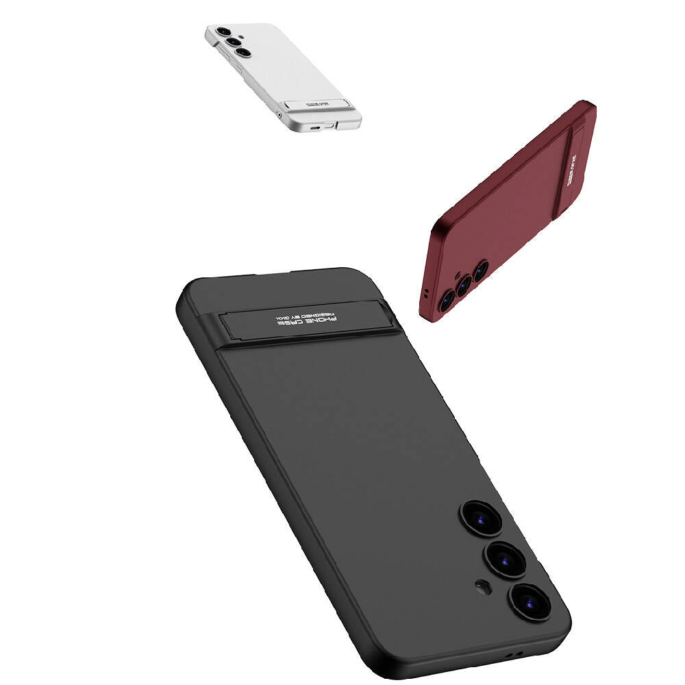 Galaxy S24 Plus Kılıf Zore Kamera Korumalı Dikey Standlı Ays Kılıf