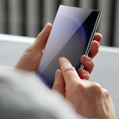 Galaxy S24 Ultra Benks Ultra Shield 0.3mm Privacy Ekran Koruyucu + Kolay Uygulama Aparatlı Siyah