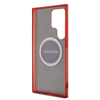 Galaxy S24 Ultra Kılıf AMG Orjinal Lisanslı M-safe Şarj Özellikli Transparan Timeless Kılıf