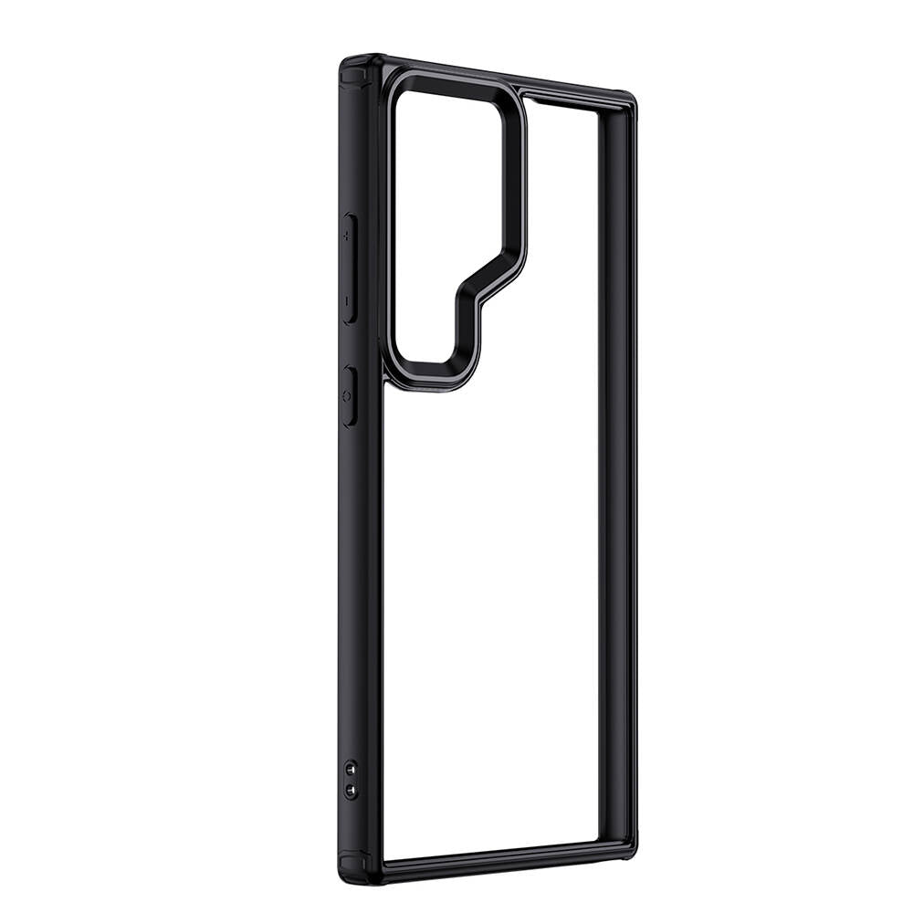 Galaxy S24 Ultra Kılıf Aramid Karbon Fiber Magsafe Özellikli Wlons Radison Kapak Siyah